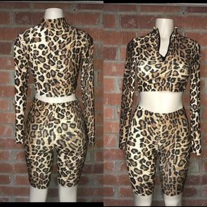Leopard two piece set SOLD